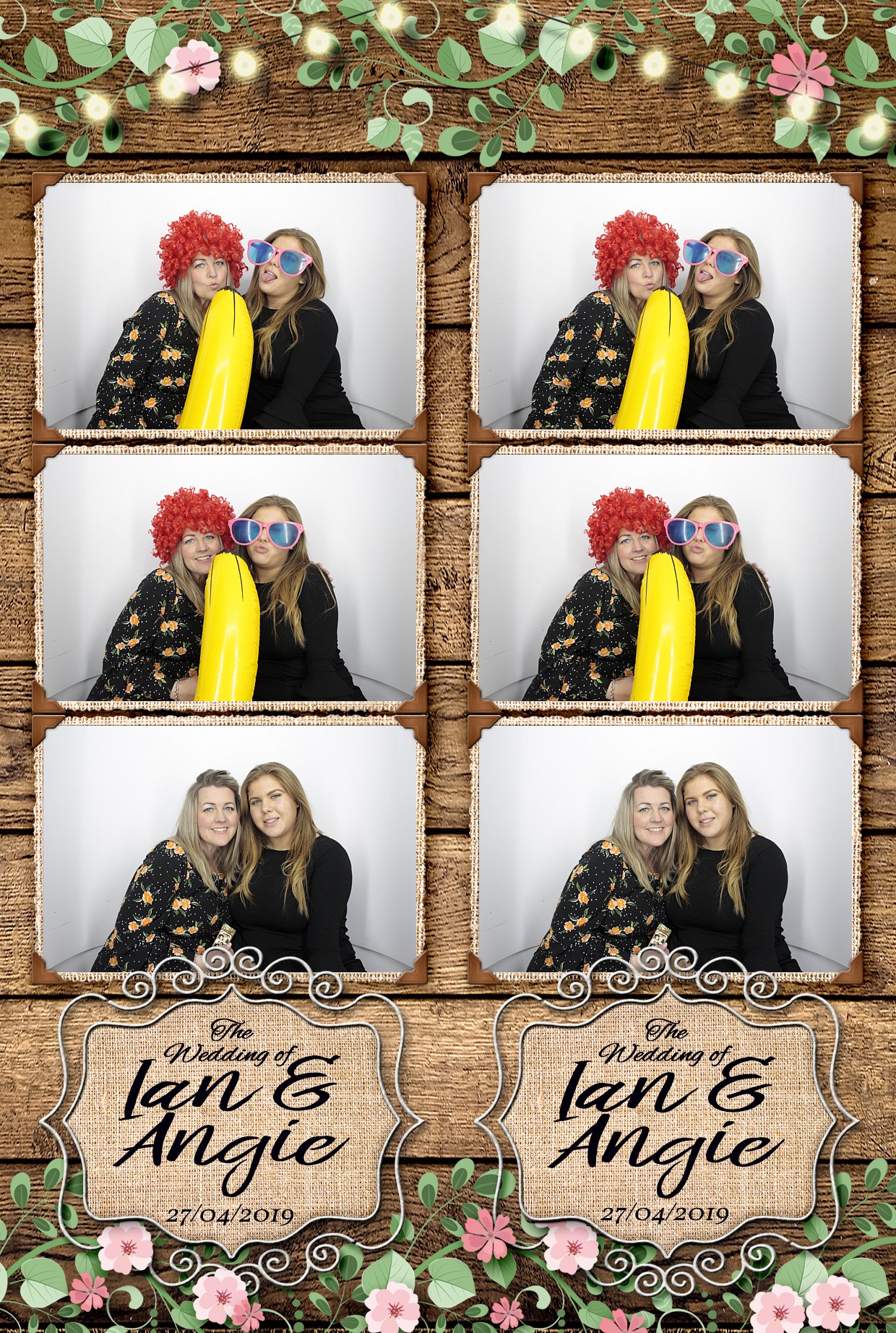 Ian & Angie’s wedding  | View more photos from the event at gallery.myphotoboothexperience.co.uk/u/MyPhotoBoothExperienceLtd/Ian-Angie’s-wedding